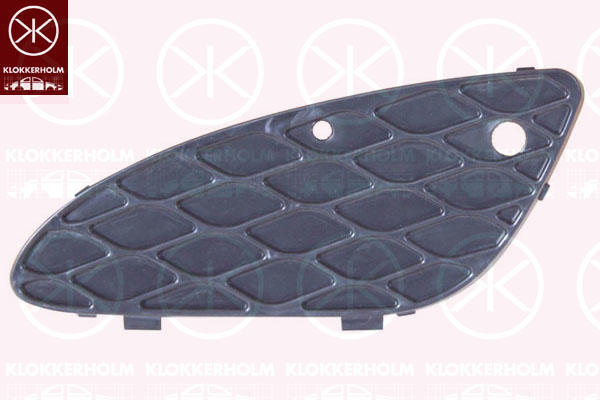 Ventilation Grilles, bumper KLOKKERHOLM 3528994
