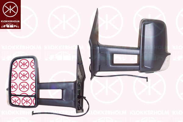 Exterior Mirror KLOKKERHOLM 35471046