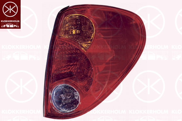 Tail Light Assembly KLOKKERHOLM 37830701
