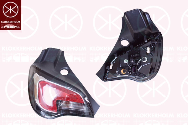 Tail Light Assembly KLOKKERHOLM 50190712A1