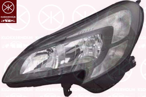 Headlight KLOKKERHOLM 50250141