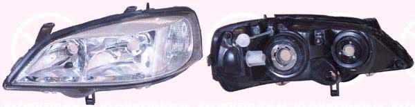 Headlight KLOKKERHOLM 50510152
