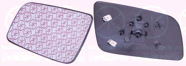 Mirror Glass, exterior mirror KLOKKERHOLM 50511063