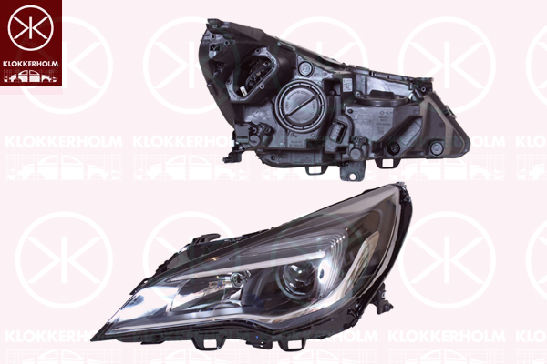 Headlight KLOKKERHOLM 50540122A1