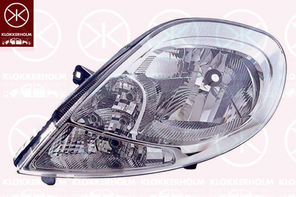 Headlight KLOKKERHOLM 50890134