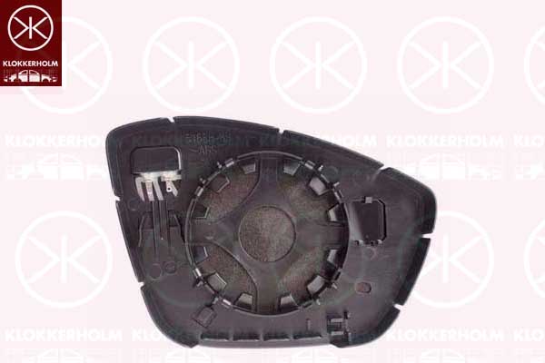 Mirror Glass, exterior mirror KLOKKERHOLM 55111061
