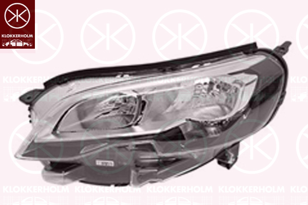 Headlight KLOKKERHOLM 55770122A1