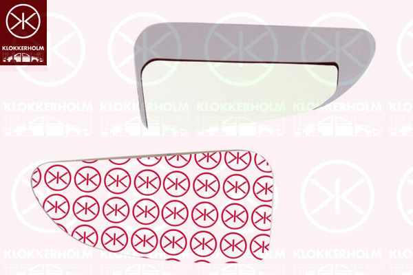 Mirror Glass, exterior mirror KLOKKERHOLM 60891067