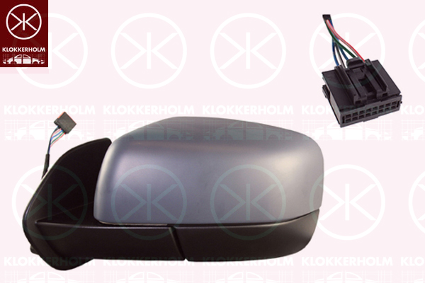 Exterior Mirror KLOKKERHOLM 64221046