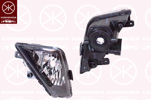 Front Fog Light KLOKKERHOLM 66220282