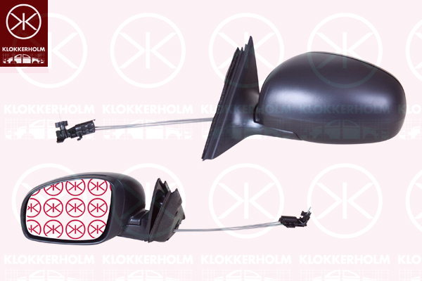 Exterior Mirror KLOKKERHOLM 75151021