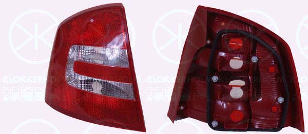 Tail Light Assembly KLOKKERHOLM 75210715