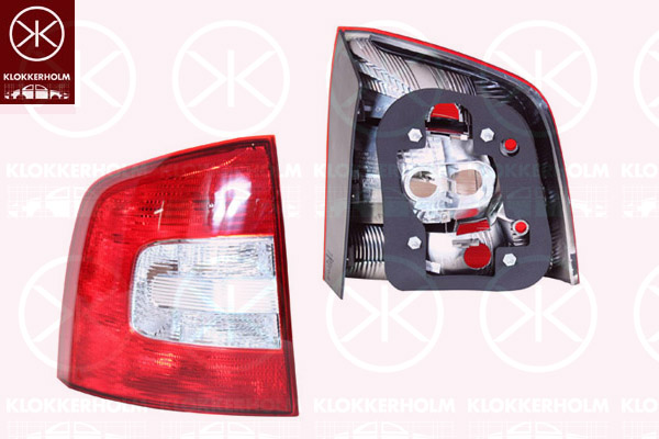 Tail Light Assembly KLOKKERHOLM 75210718
