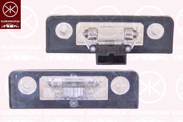 Licence Plate Light KLOKKERHOLM 75300850