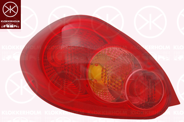 Tail Light Assembly KLOKKERHOLM 81010712
