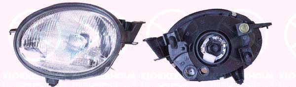 Headlight KLOKKERHOLM 81140136