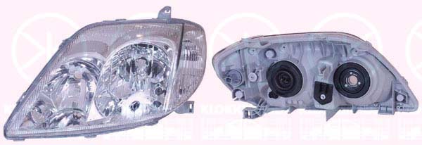 Headlight KLOKKERHOLM 81160132