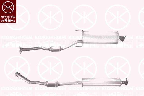 Catalytic Converter KLOKKERHOLM 81798601