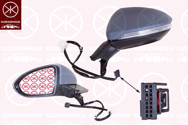 Exterior Mirror KLOKKERHOLM 95351043