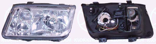 Headlight KLOKKERHOLM 95430131