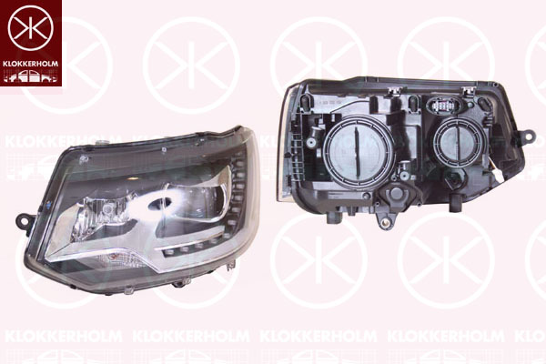 Headlight KLOKKERHOLM 95680183
