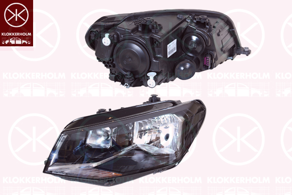 Headlight KLOKKERHOLM 95730142
