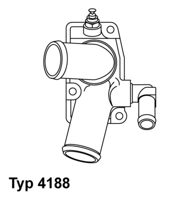 Thermostat, coolant WAHLER 4188.92D