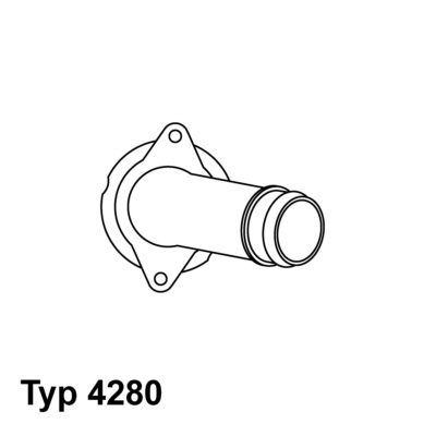 Thermostat, coolant WAHLER 4280.80D