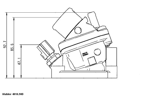 Thermostat, coolant WAHLER 4818.90D