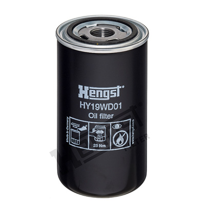 Filter, operating hydraulics HENGST FILTER HY19WD01