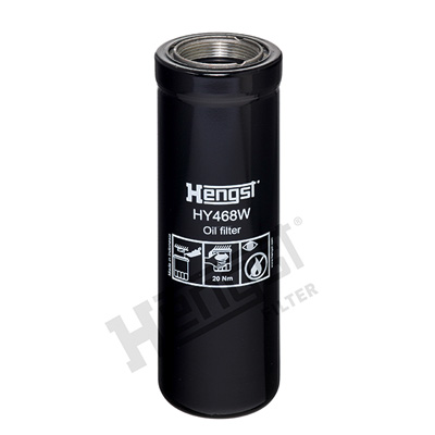 Filter, operating hydraulics HENGST FILTER HY468W