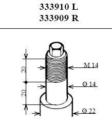 Amortiguador KYB 333910