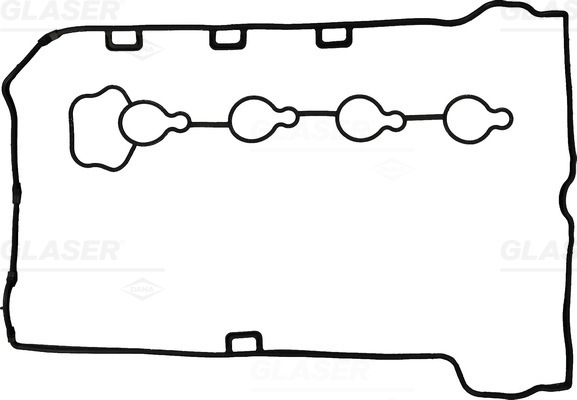 Gasket Set, cylinder head cover GLASER V90337-00
