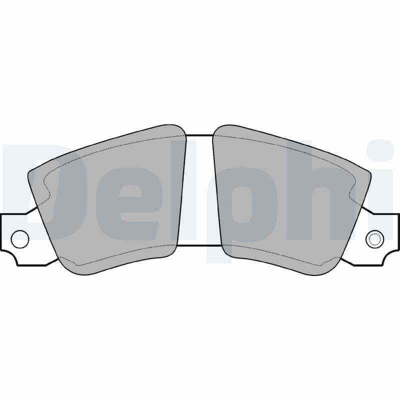 Brake Pad Set, disc brake DELPHI LP149