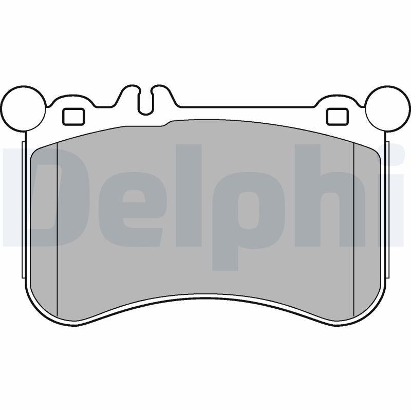 Brake Pad Set, disc brake DELPHI LP2291