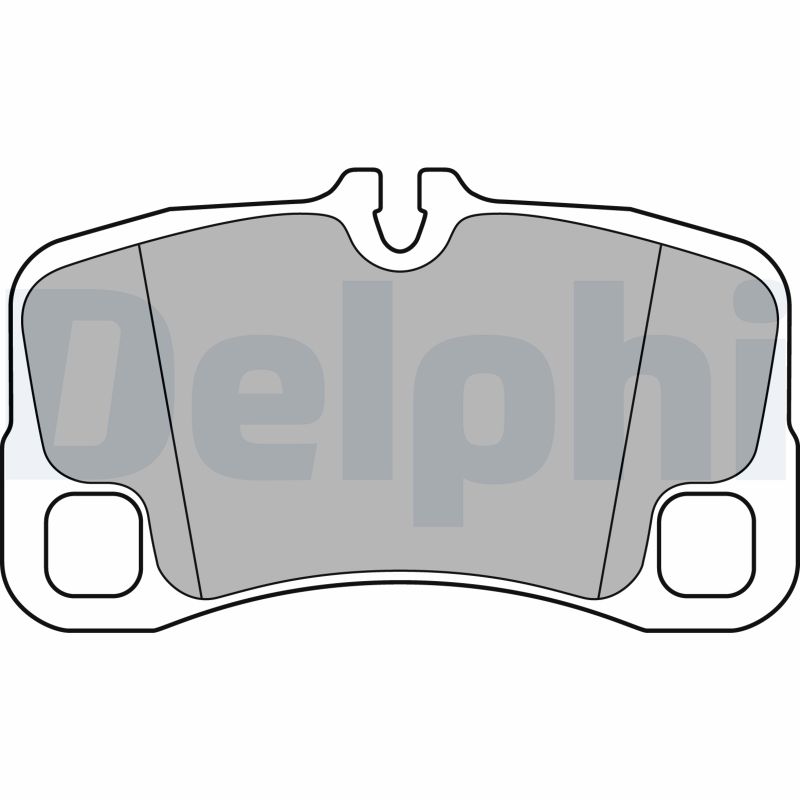 Brake Pad Set, disc brake DELPHI LP2696