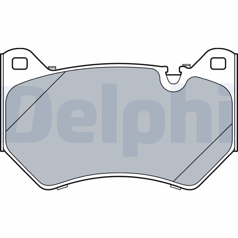 Brake Pad Set, disc brake DELPHI LP3529