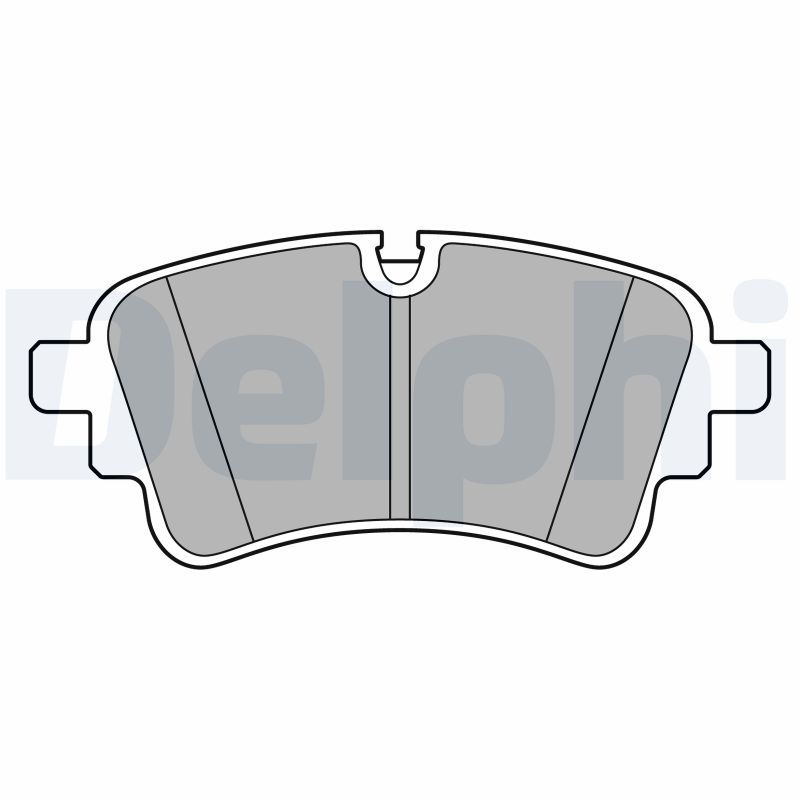 Brake Pad Set, disc brake DELPHI LP3670