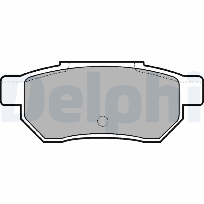Brake Pad Set, disc brake DELPHI LP562
