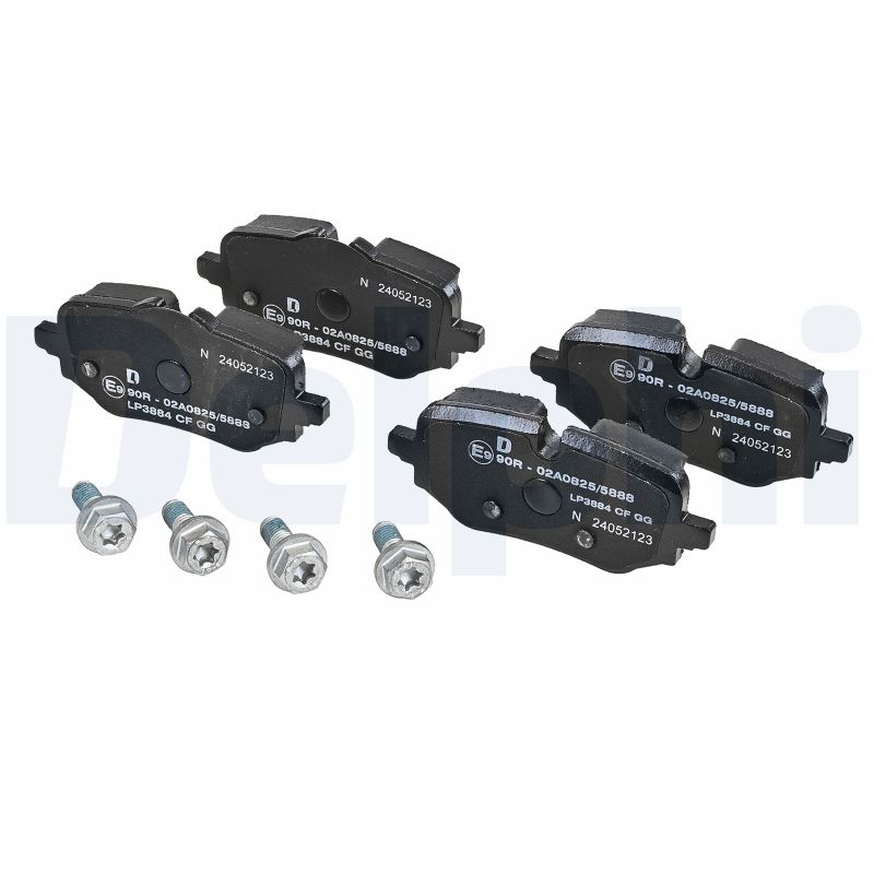 Brake Pad Set, disc brake DELPHI LP3884