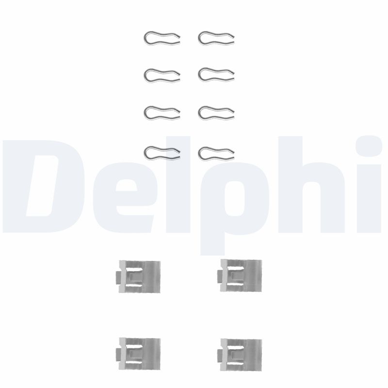 Accessory Kit, disc brake pad DELPHI LX0075