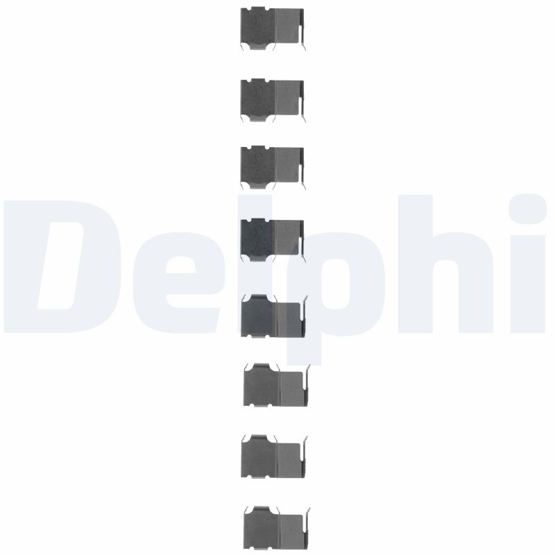 Accessory Kit, disc brake pad DELPHI LX0126