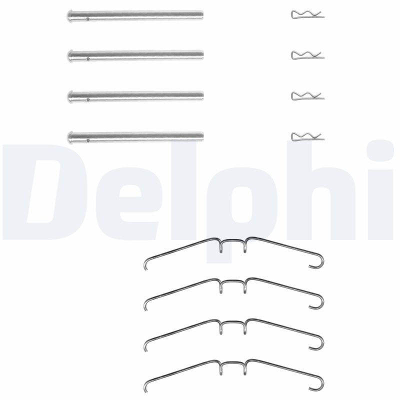 Accessory Kit, disc brake pad DELPHI LX0157