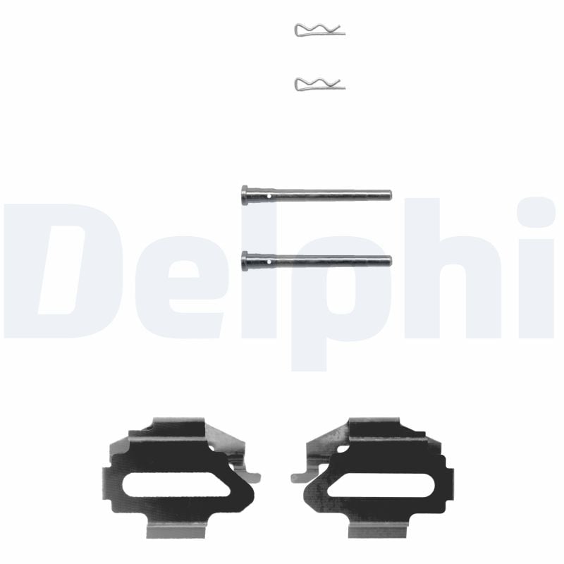 Accessory Kit, disc brake pad DELPHI LX0162