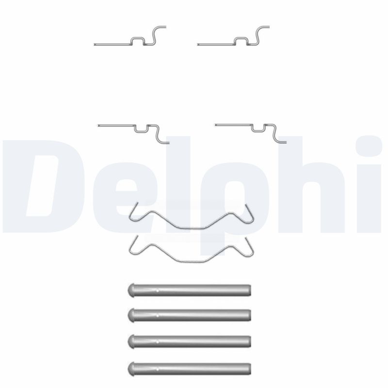 Accessory Kit, disc brake pad DELPHI LX0435