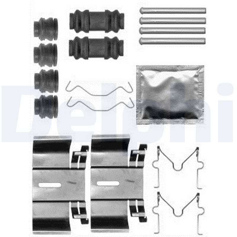 Accessory Kit, disc brake pad DELPHI LX0563