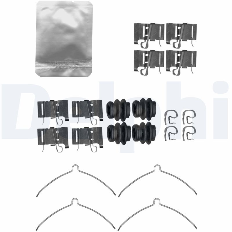 Accessory Kit, disc brake pad DELPHI LX0609