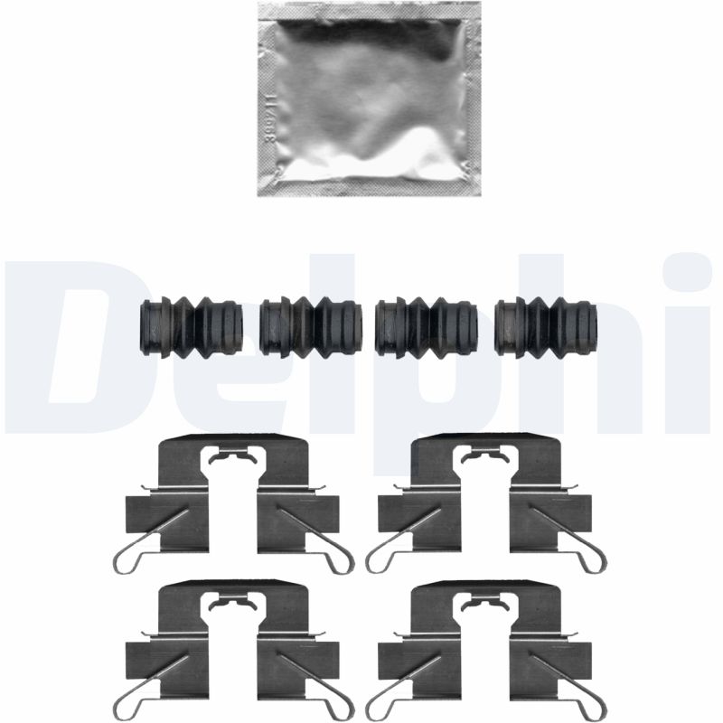 Accessory Kit, disc brake pad DELPHI LX0696