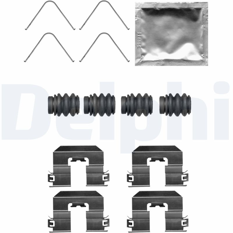 Accessory Kit, disc brake pad DELPHI LX0706