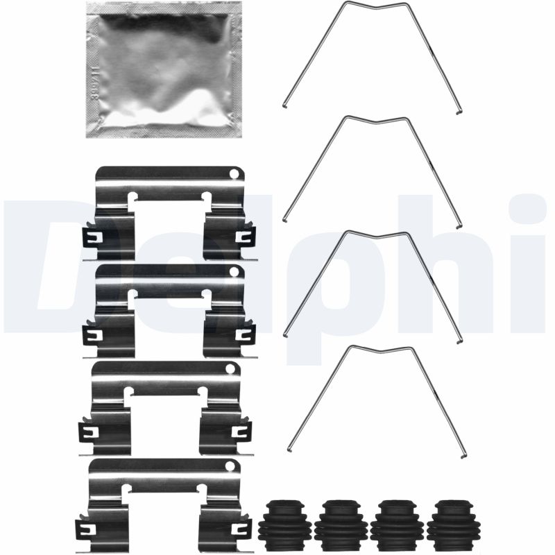 Accessory Kit, disc brake pad DELPHI LX0713